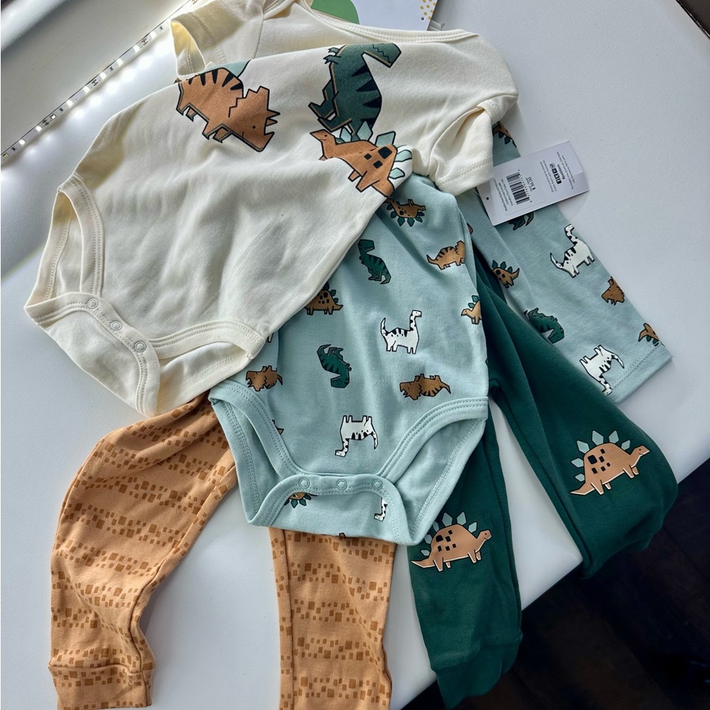 Petit Lem’s 4 Piece Onesie and Pants Set